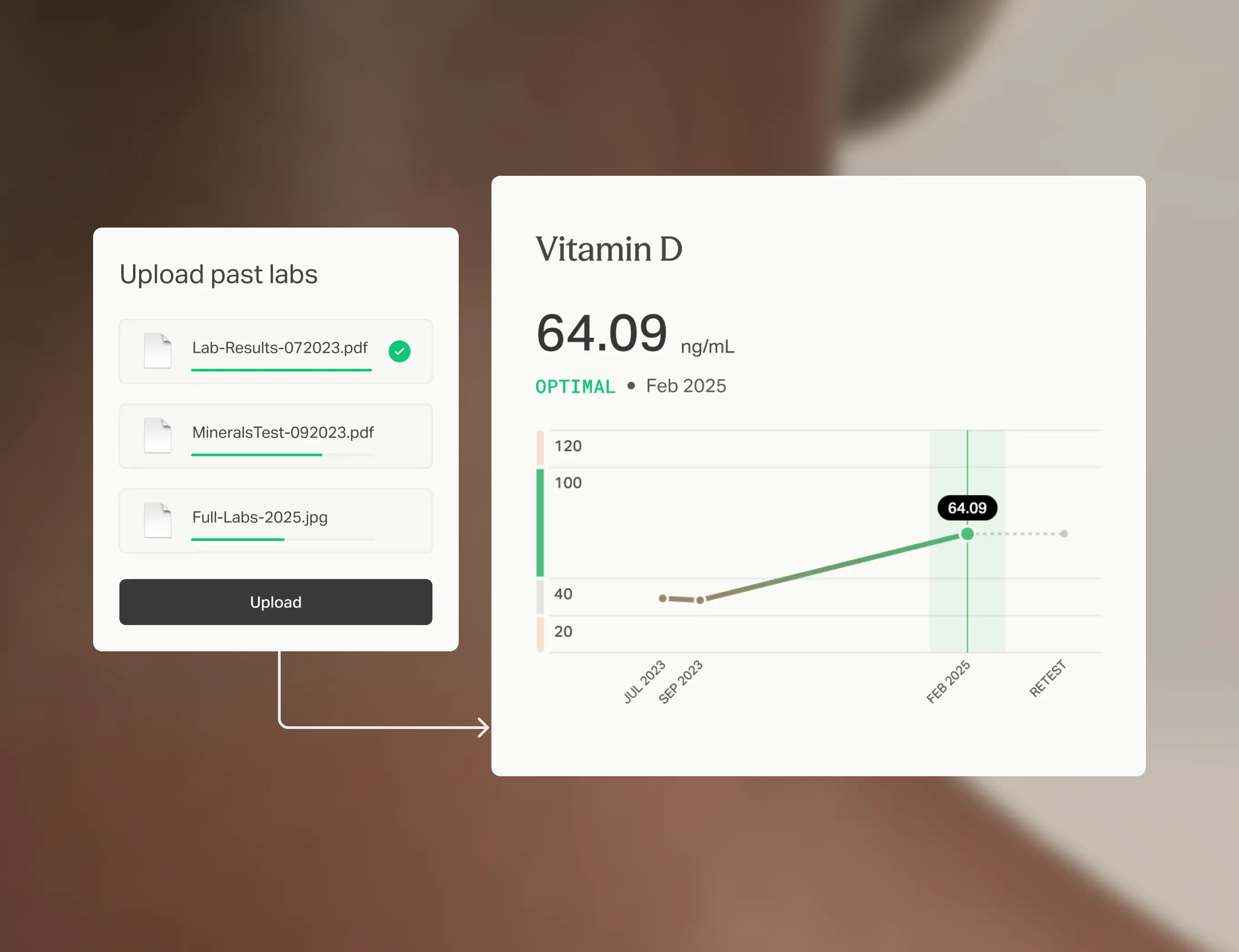 Track your patients' progress & monitor results